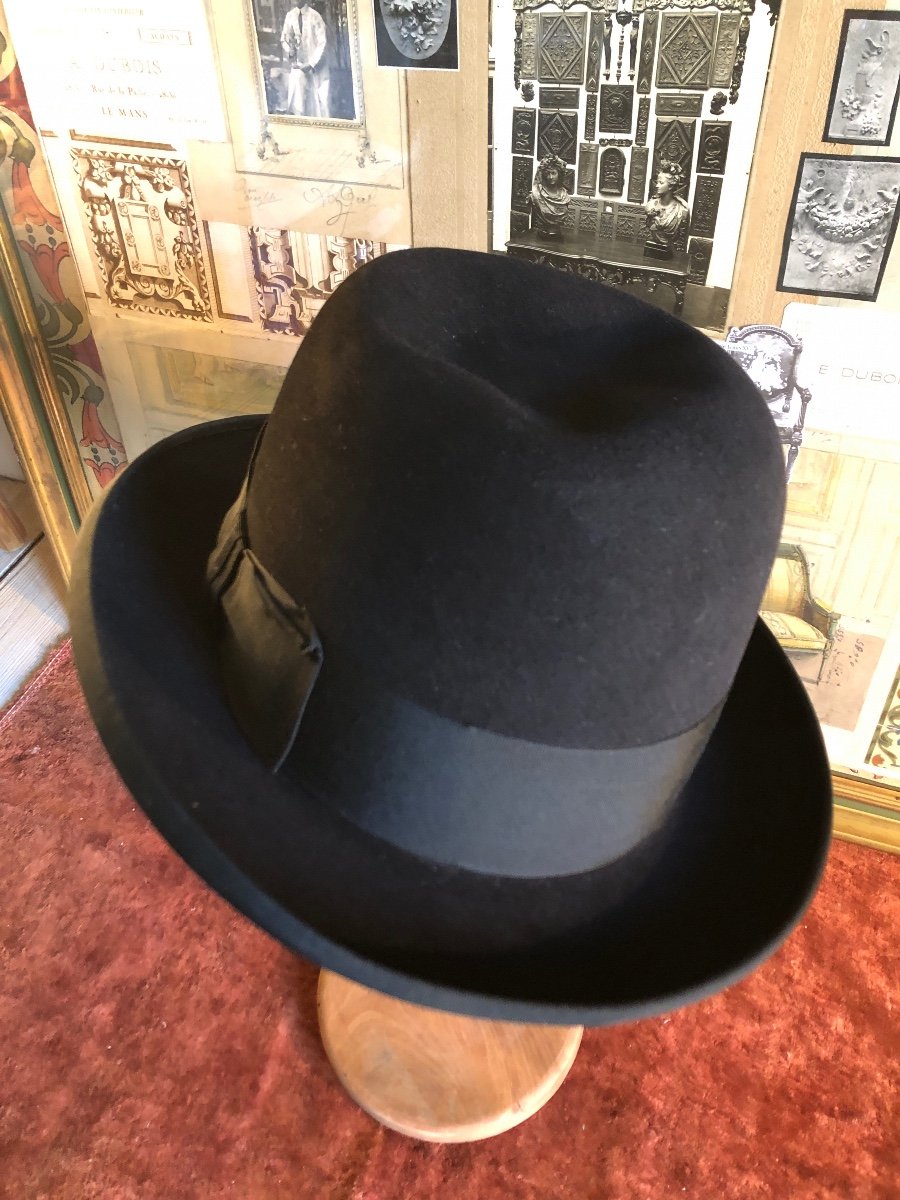 Borsalino Wool Felt Hat. Size 56-photo-2