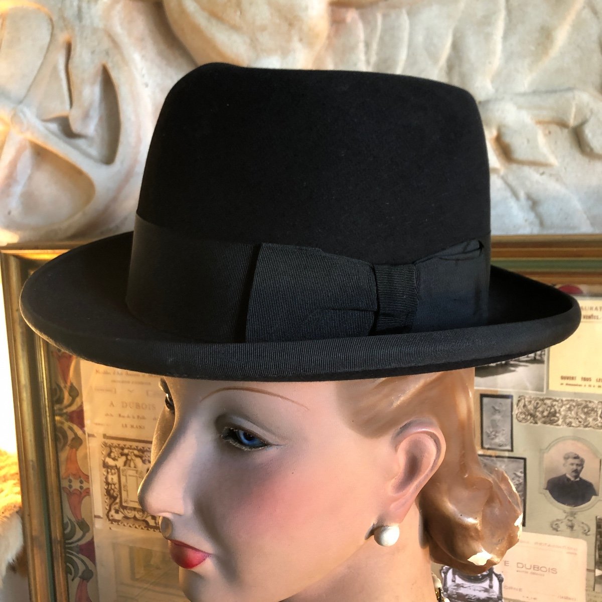Borsalino Wool Felt Hat. Size 56-photo-1