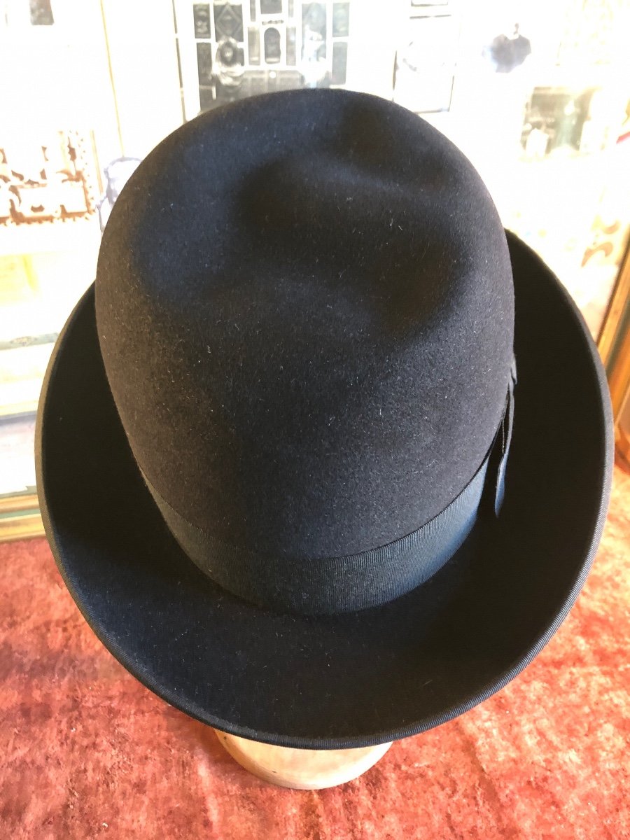 Borsalino Wool Felt Hat. Size 56-photo-4