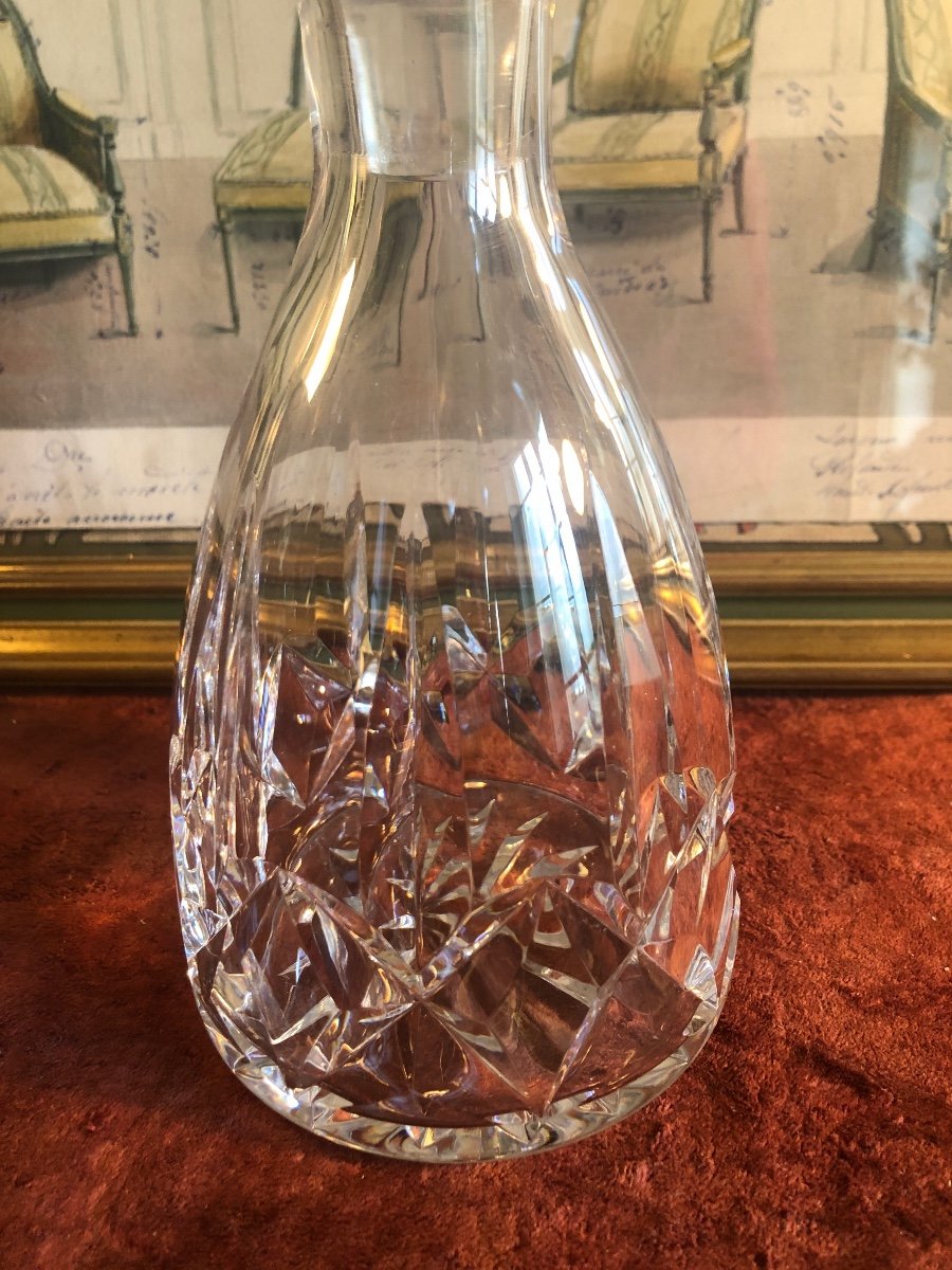 Carafe  à Vin En Cristal De St Louis -photo-3