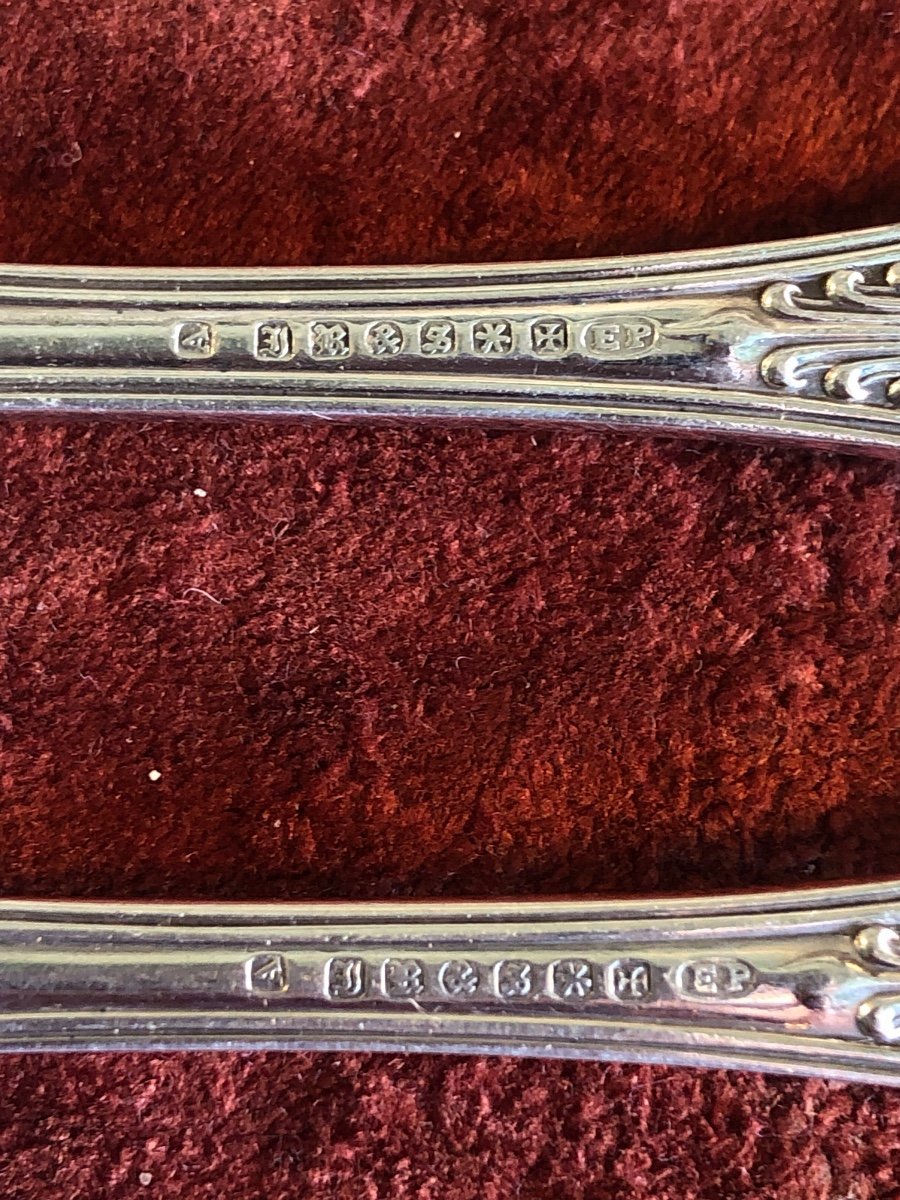 Couverts, (x36) Couteaux, Fourchettes Et Grandes Cuillères. Joseph Rodgers & Sons. XIXème -photo-7