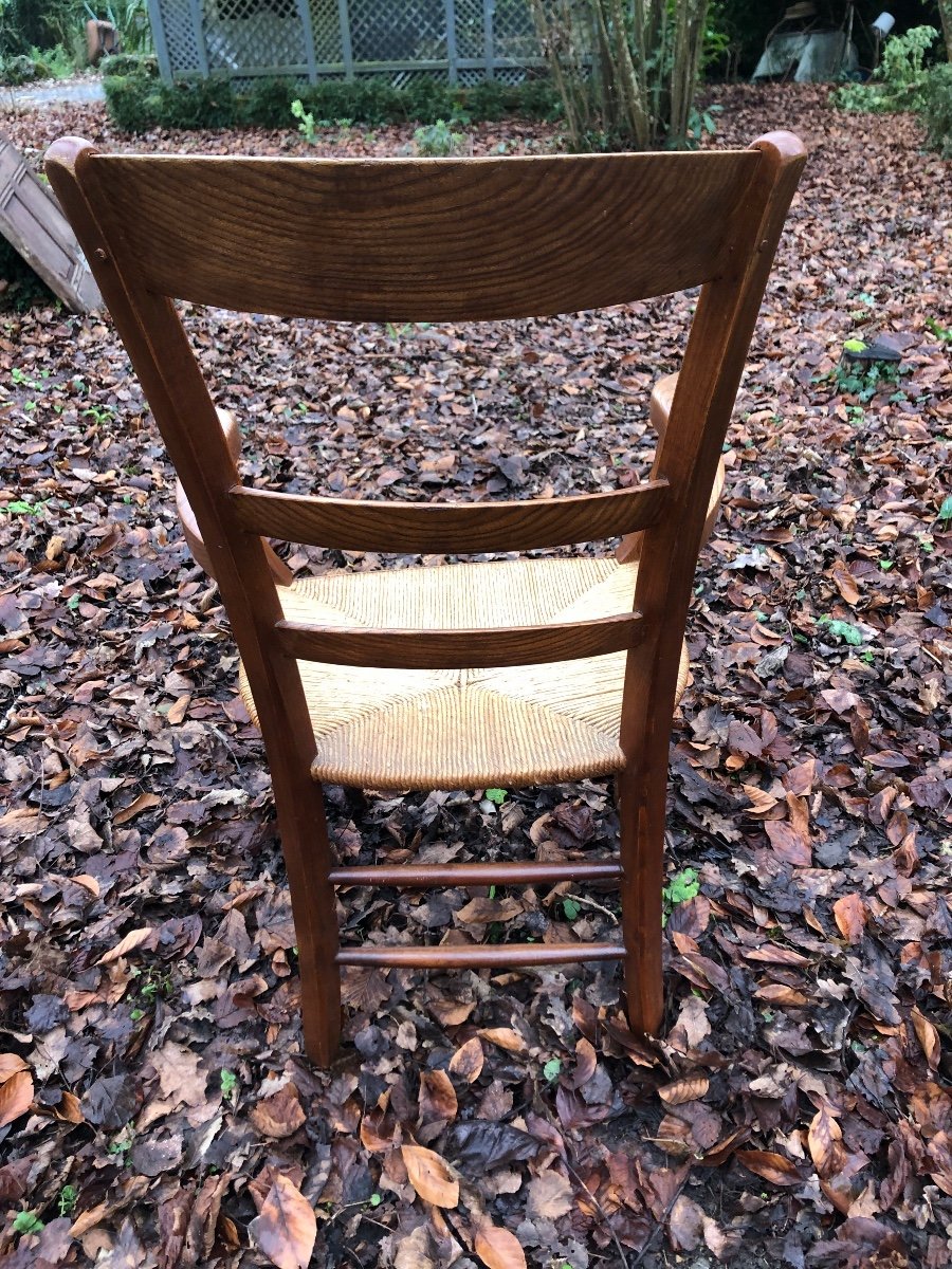 Walnut Straw Armchair -photo-3