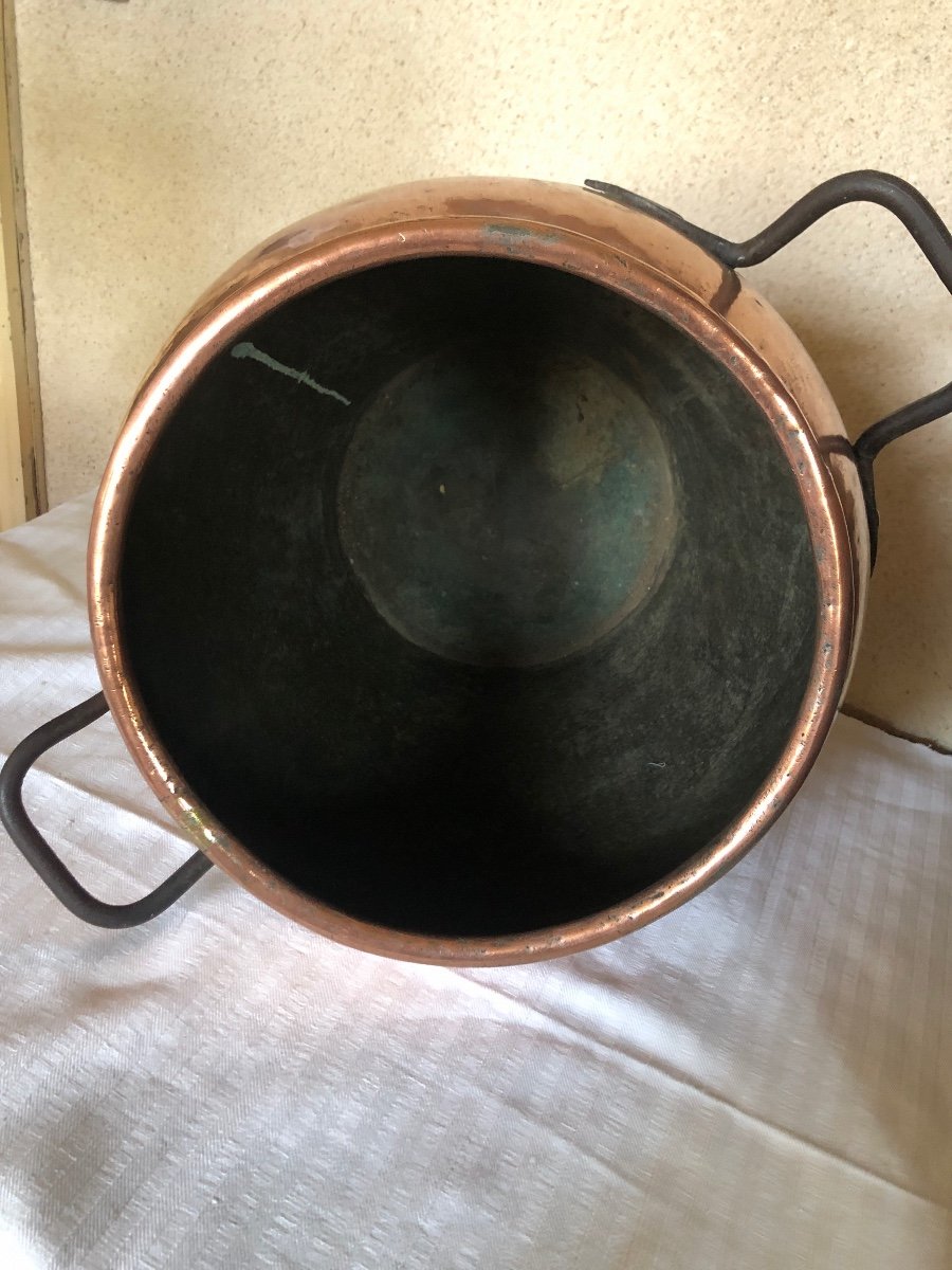 Copper Salt Cellar. Large Model. Early 19th Century-photo-6