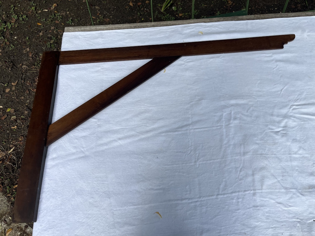 Large Cabinetmaking Square. Early 20th Century. Stamped With The Cabinetmaker's Name.