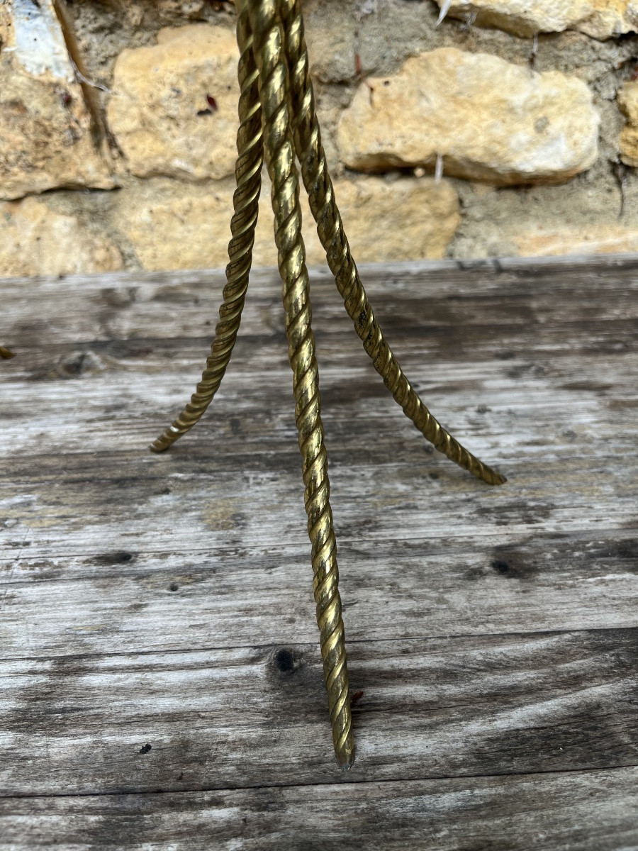 Hat Rack (x3) In Twisted Brass, 1950s/60s. Hat Display -photo-3