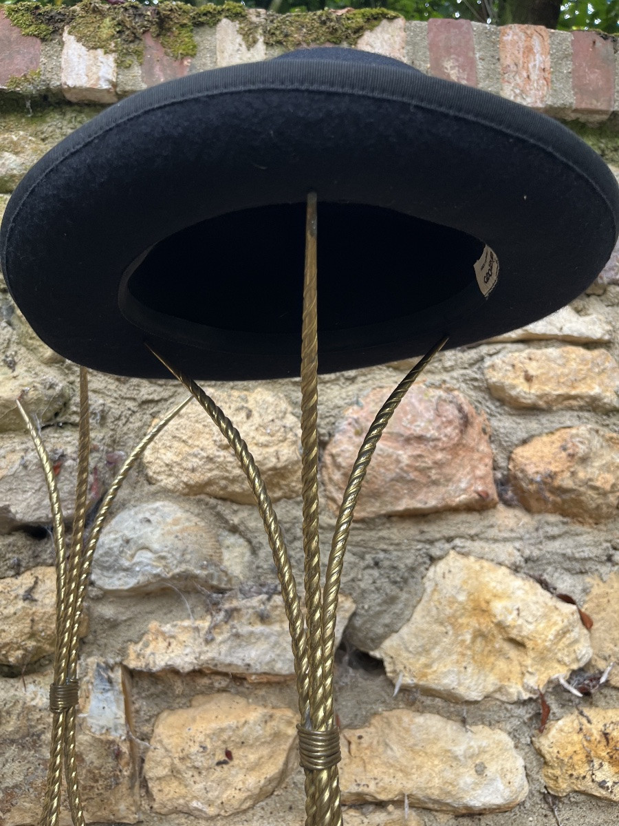 Hat Rack (x3) In Twisted Brass, 1950s/60s. Hat Display -photo-1