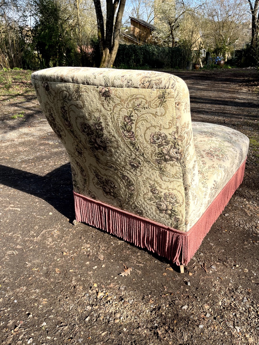 Méridienne Napoléon III sans accoudoirs. -photo-3