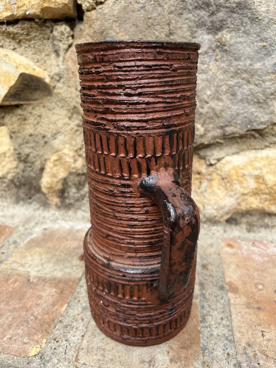 Vase pichet brutaliste, Spara Keramik. 1960/70-photo-4
