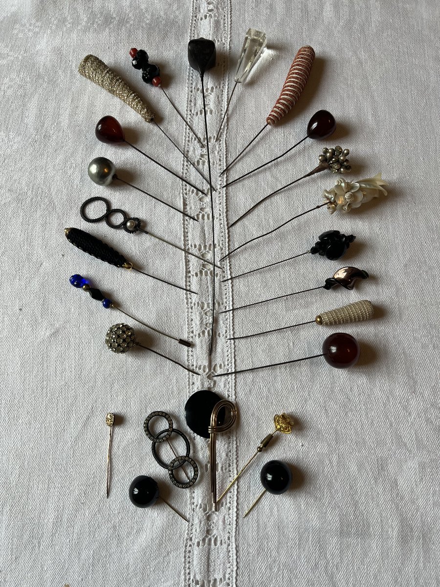 Art Deco-era Hat Pins (23) 