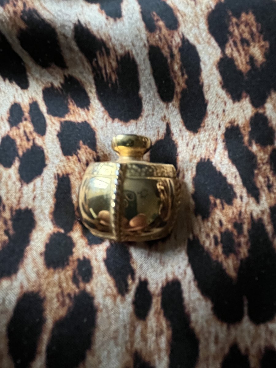 Broche YSL champagne. 1990-photo-2