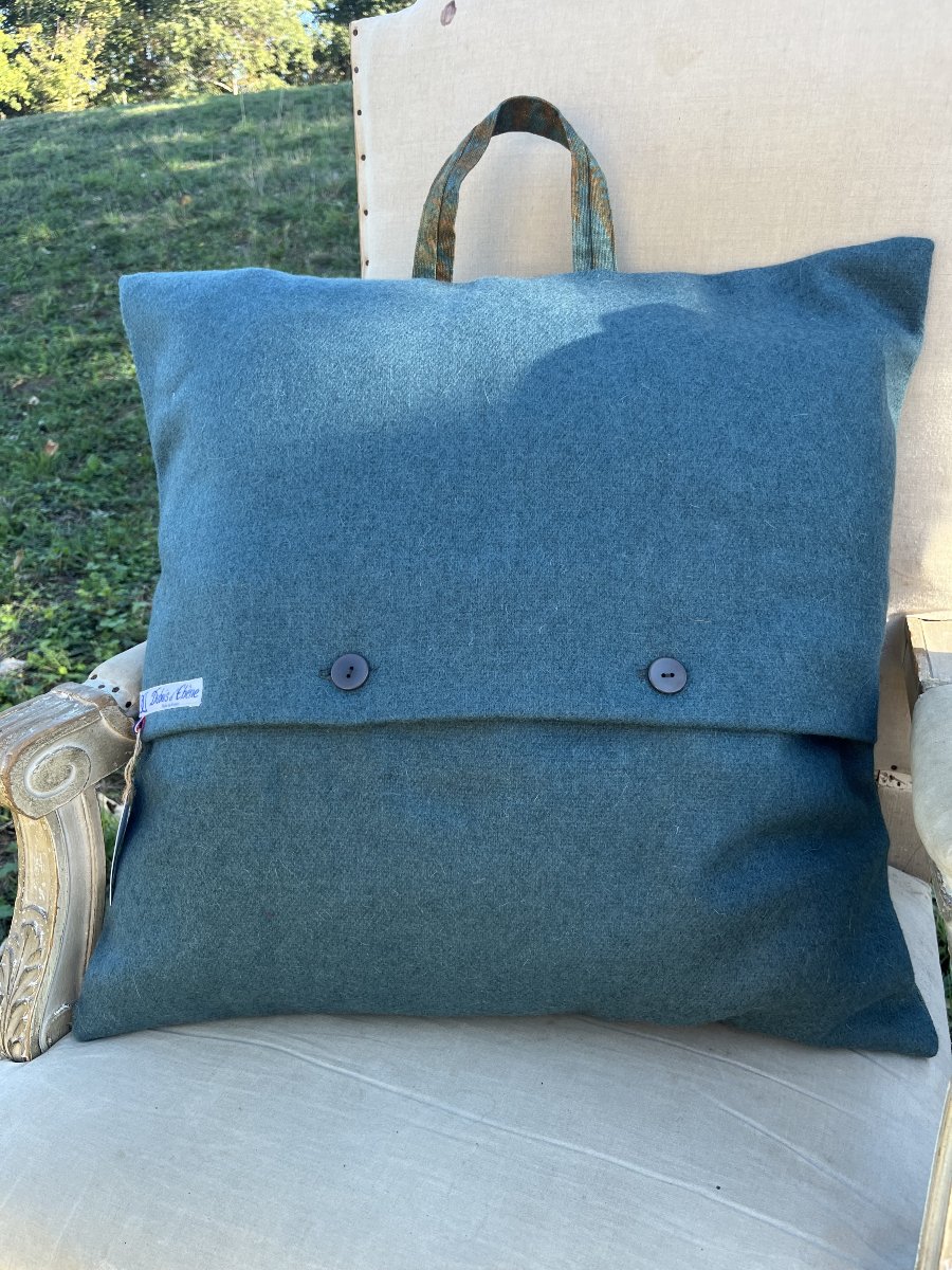 Paire de coussins " Couple de faisans",  coussins thème chasse -photo-3