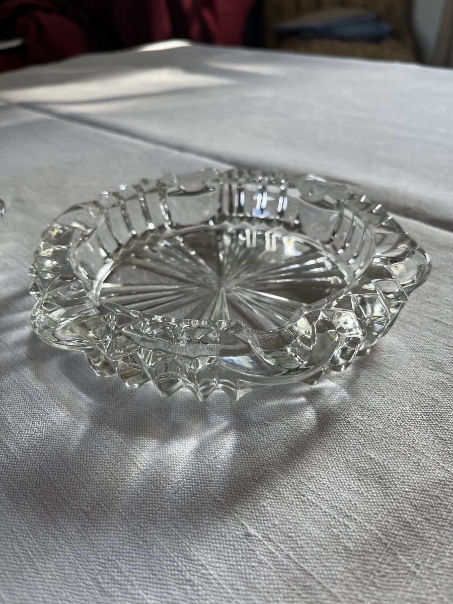 Crystal Coasters And Ashtrays -photo-2