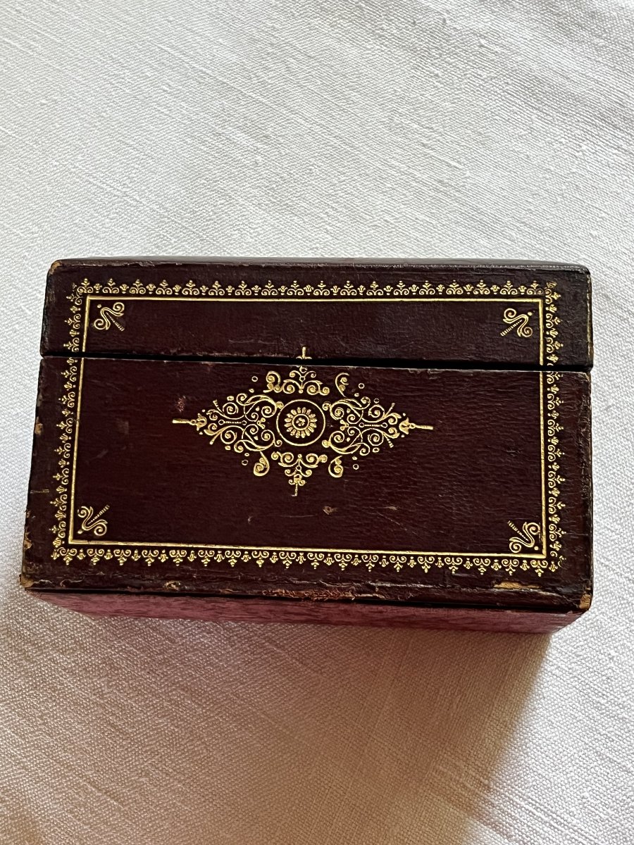 Desk Box Set, Leather Business Card Case-photo-3