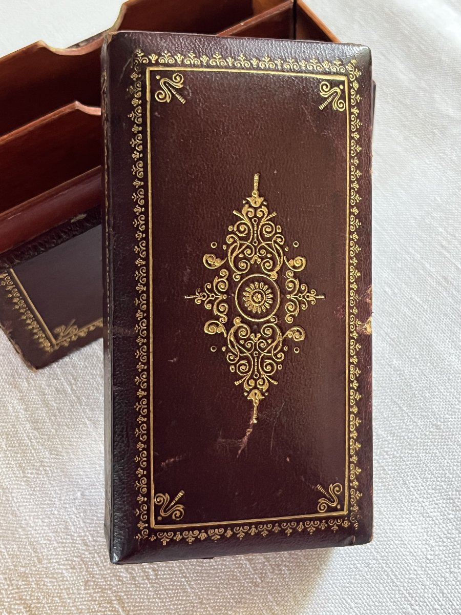 Desk Box Set, Leather Business Card Case-photo-4