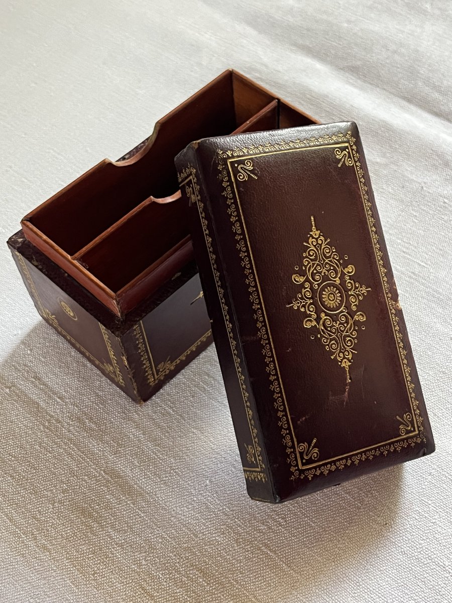 Desk Box Set, Leather Business Card Case-photo-4