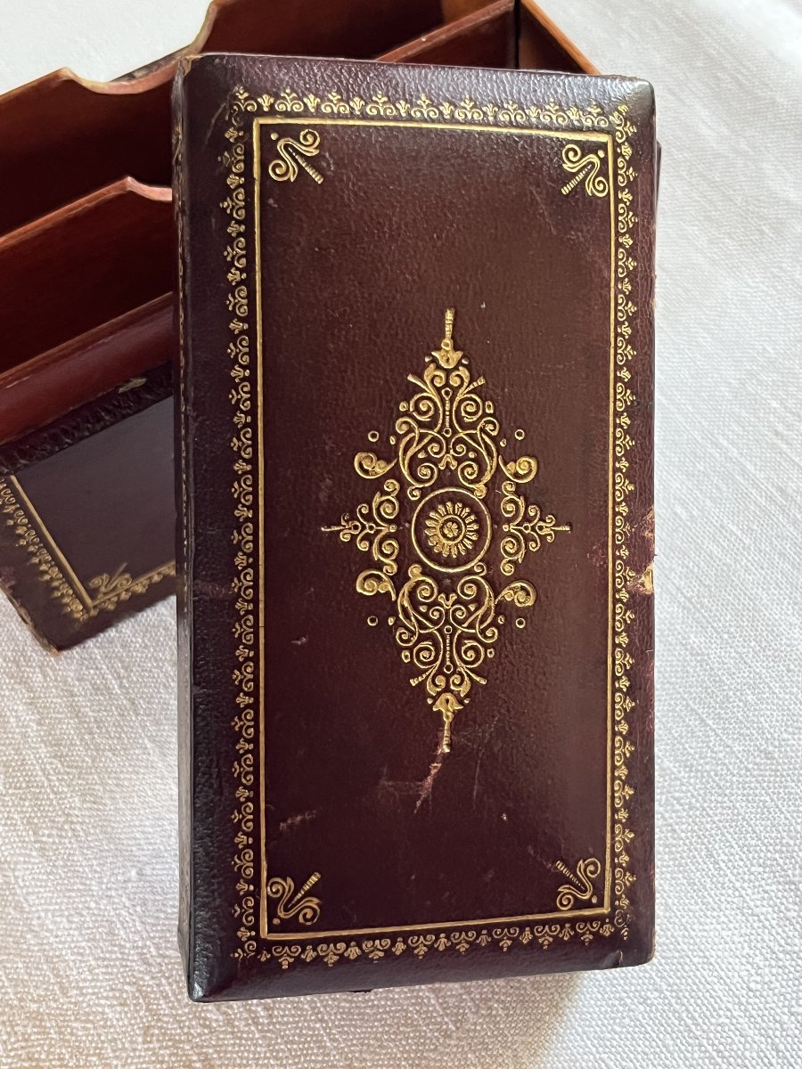 Desk Box Set, Leather Business Card Case-photo-5