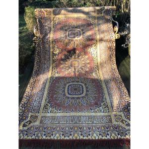 Oriental Wedding Carpet. Wall Rug. 19th Century