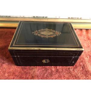 Padded Jewelry Box. Napoleon III