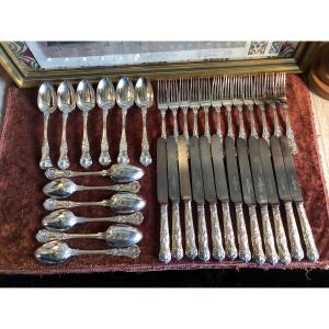 Cutlery, (x36) Knives, Forks And Large Spoons. Joseph Rodgers & Sons. 19th Century 