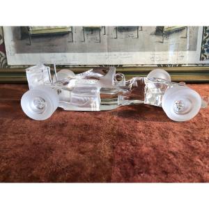 Daum Crystal F1 Car. Limited Edition In Tribute To Renault Williams' Victory.
