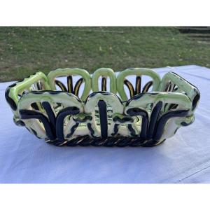 Coupe en céramique de vallauris. Atelier F.A.C.E 1950
