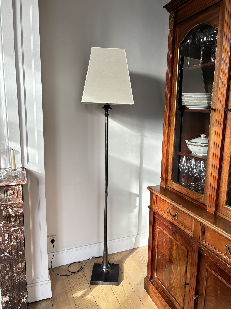 Lampadaire De Créateur - Fer Forgé-photo-4