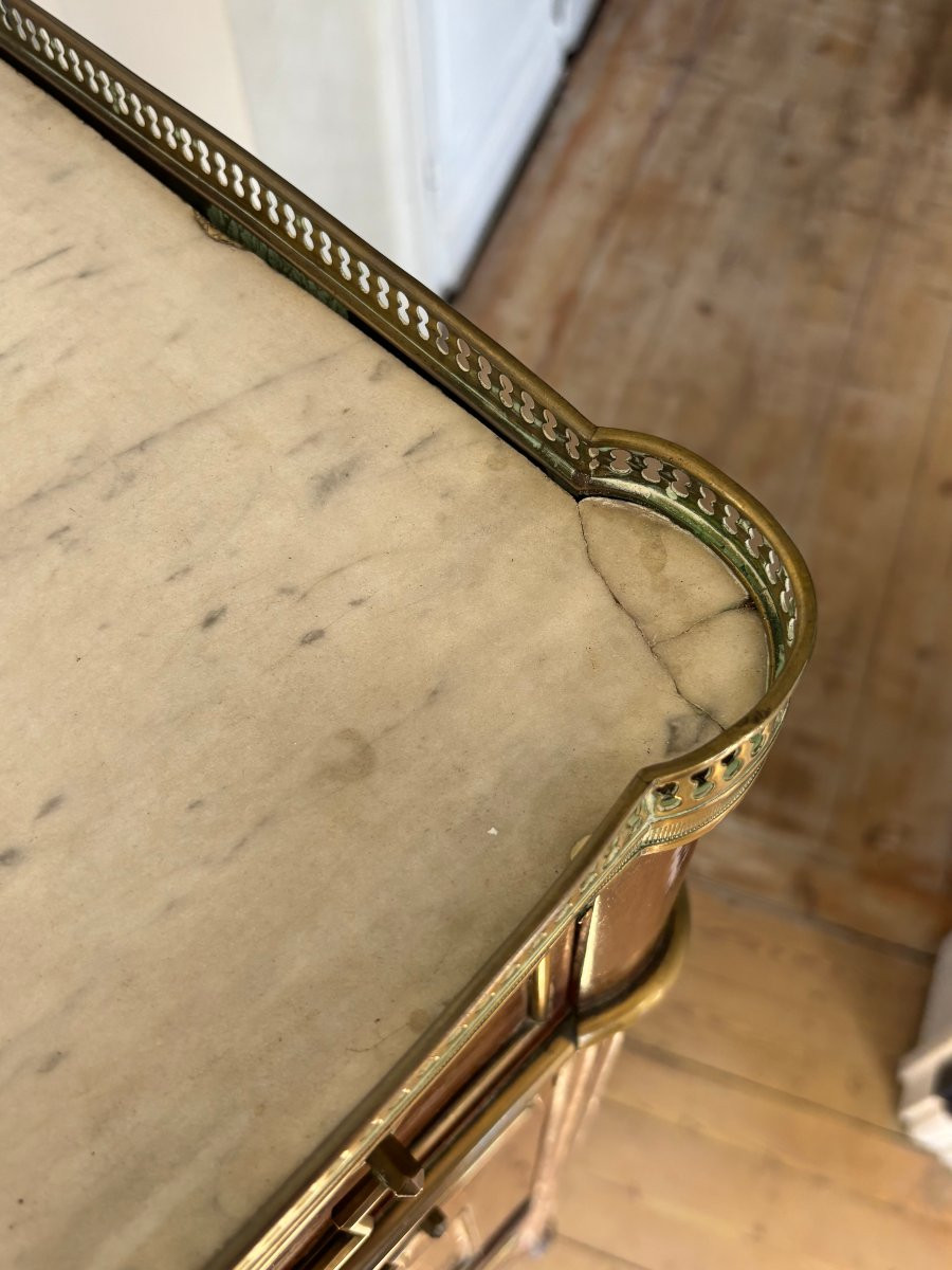 Secrétaire De Dame En Acajou - Epoque Louis XVI-photo-6