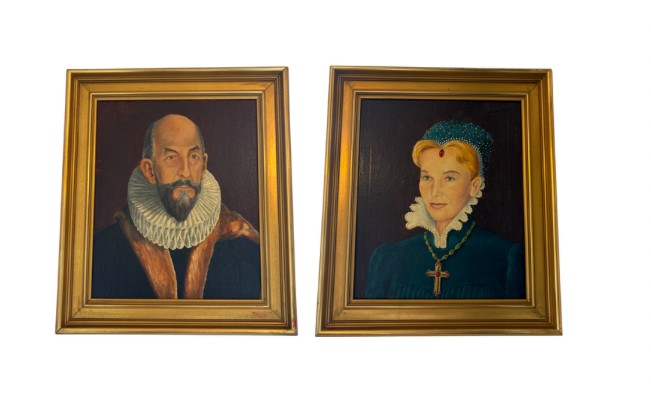 Paire de Portraits