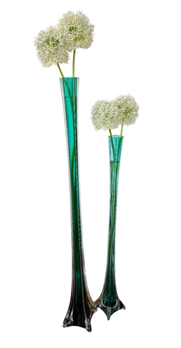 Pair Of Large Murano Vases 
