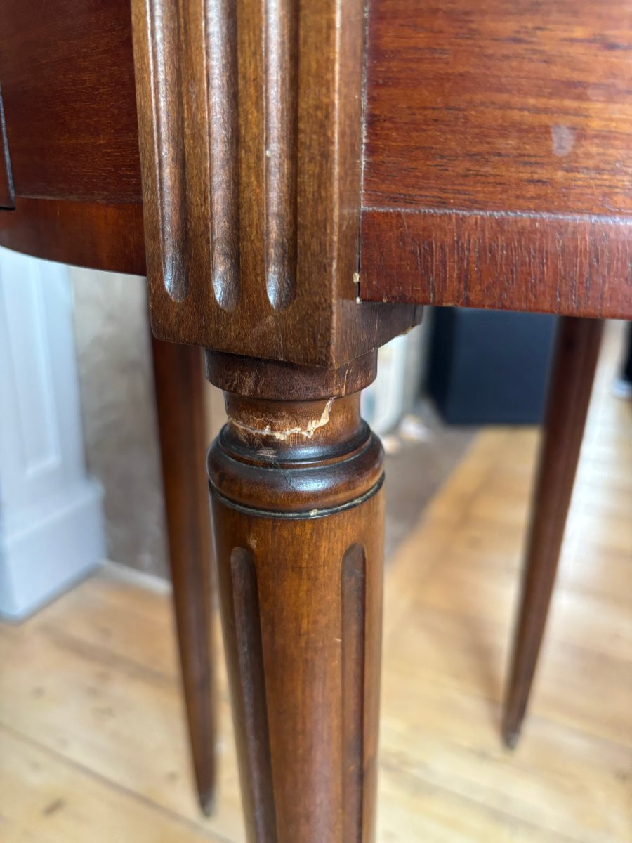 Table Bouillotte style Louis XVI-photo-3