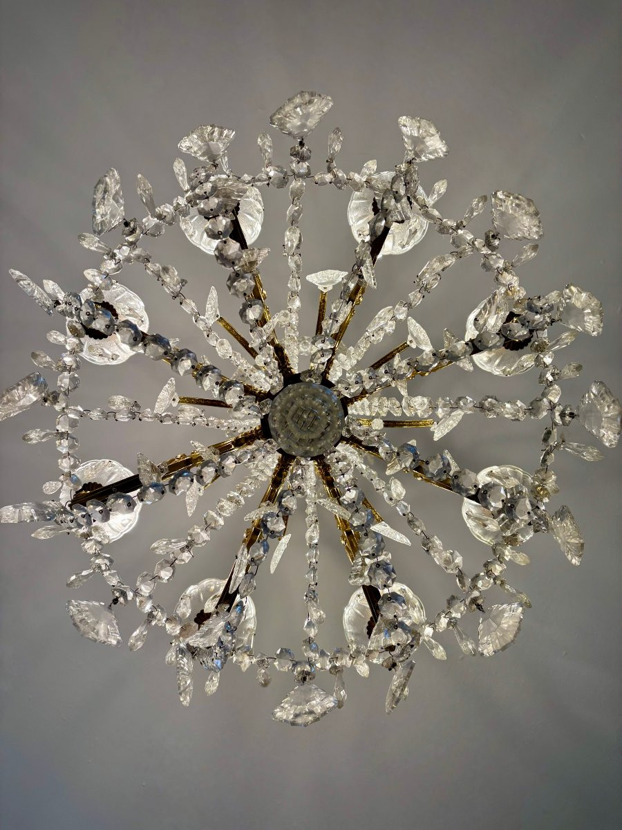 Bronze Chandelier With Tassels-photo-1