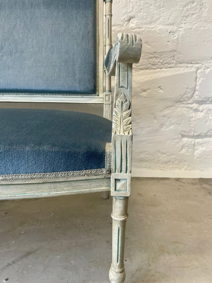 Louis XVI Style Living Room, 6 Pieces-photo-5