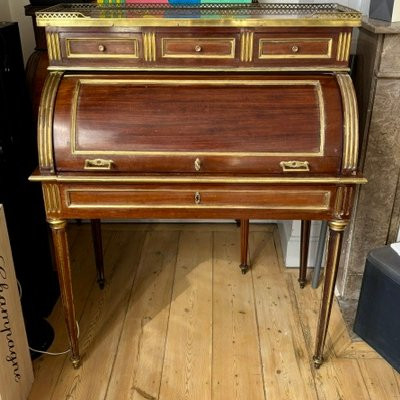 Cylinder Desk, Louis XVI Style-photo-2