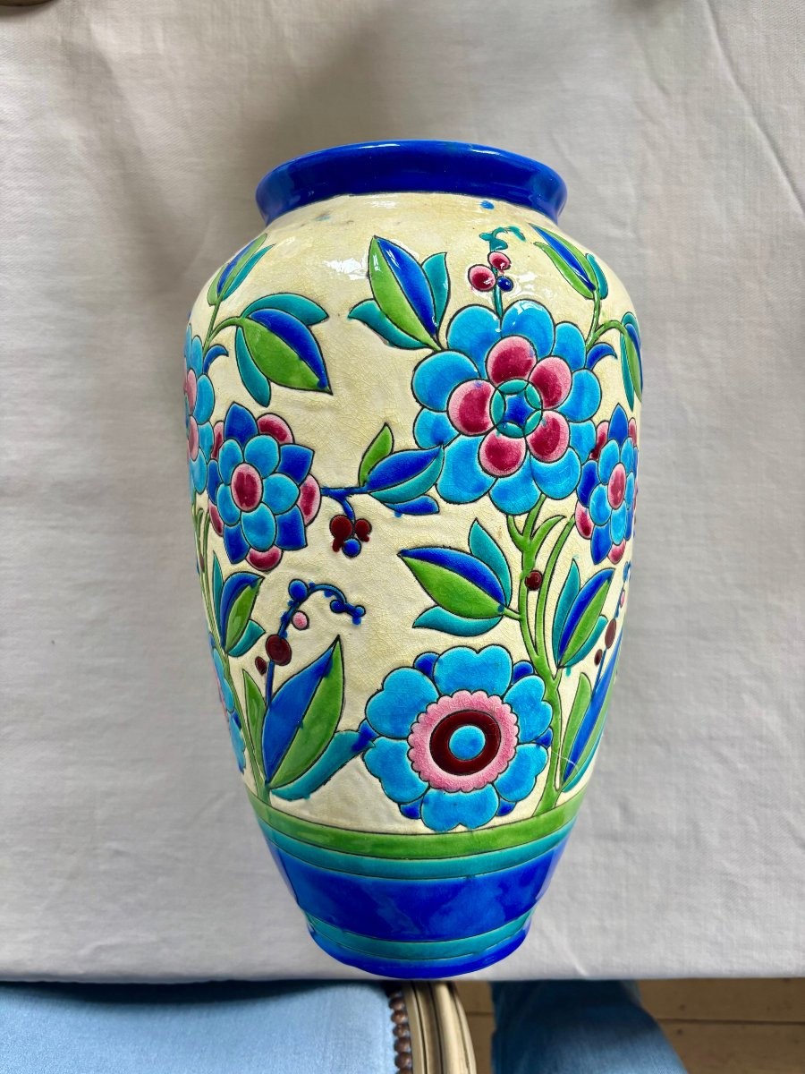 Paire de Vases KERAMIS (Belgique)-photo-3