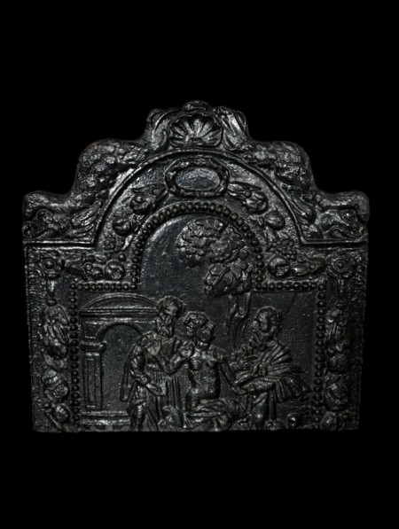 Ancienne Plaque de cheminée en fonte