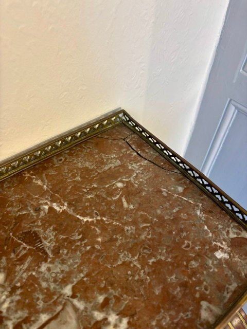 Bureau cylindre à système en Acajou de Style Louis XVI-photo-5