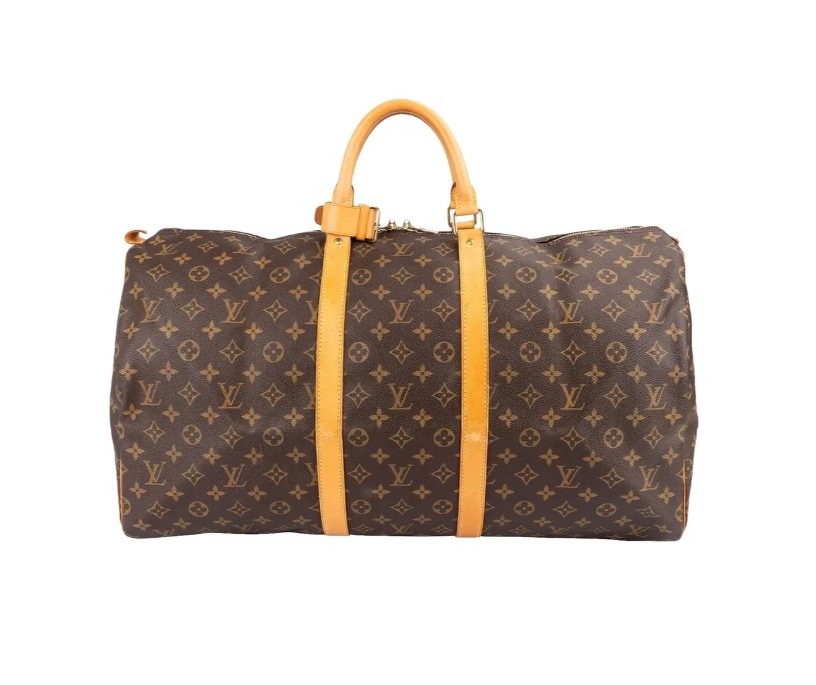 SAC DE VOYAGE - LOUIS VUITTON - KEEPALL 55-photo-4