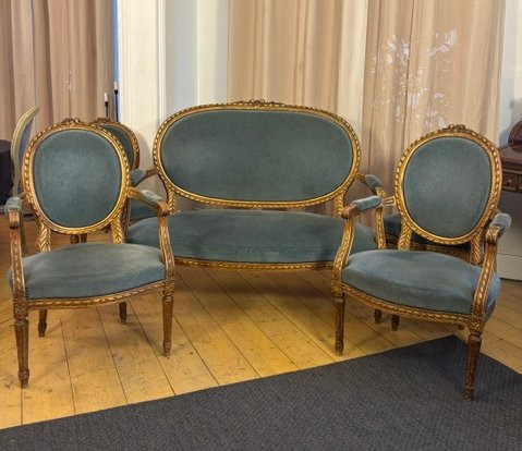 Salon 5 pièces de Style Louis XVI-photo-3