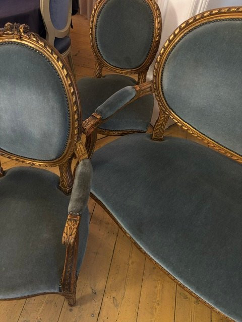 Salon 5 pièces de Style Louis XVI-photo-1