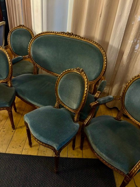 Salon 5 pièces de Style Louis XVI-photo-4