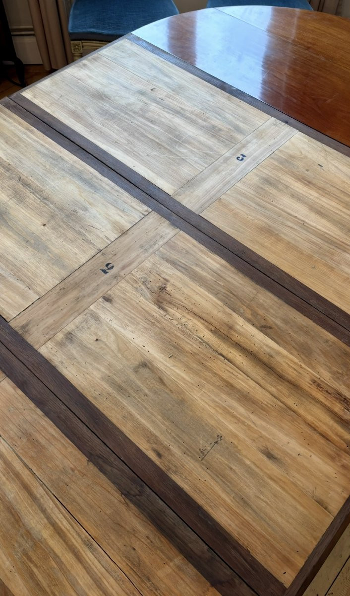 Grande Table de Réception en Acajou d'Époque Louis-Philippe-photo-2