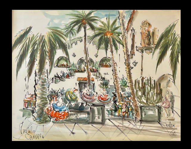 Aquarelle des Îles Canaries