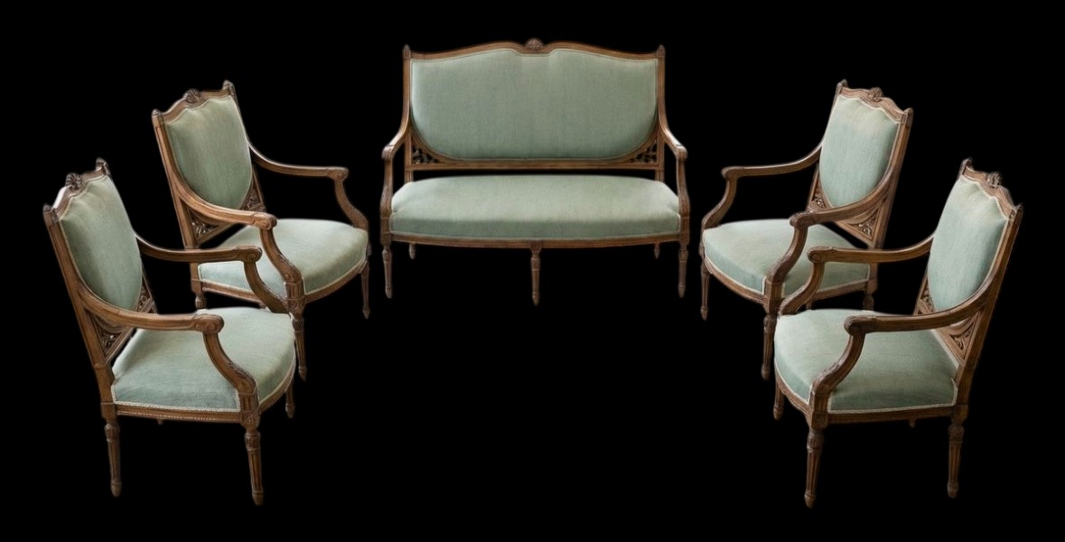 Salon 5 pièces de Style néo-Louis XVI