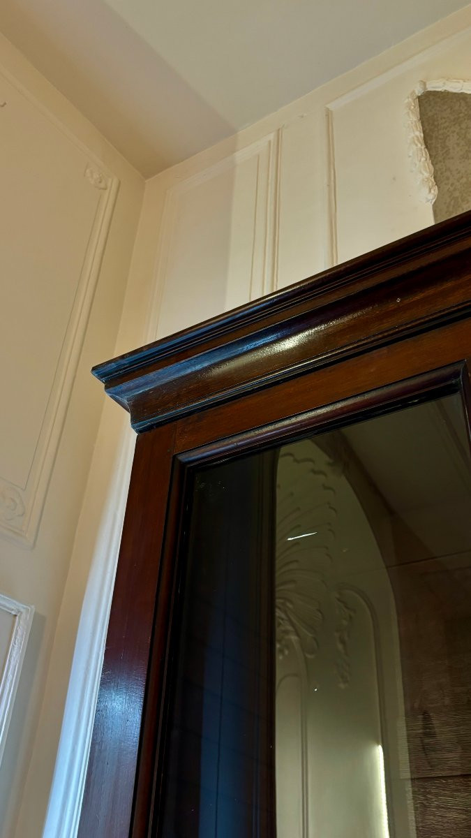 Pair Of George III Mahogany Bookcases / Display Cabinets-photo-3