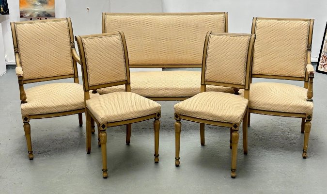 Salon 5 pièces de Style Directoire néoclassique-photo-2