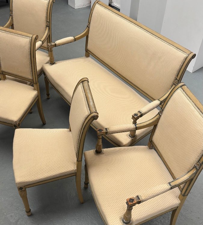 Salon 5 pièces de Style Directoire néoclassique-photo-4