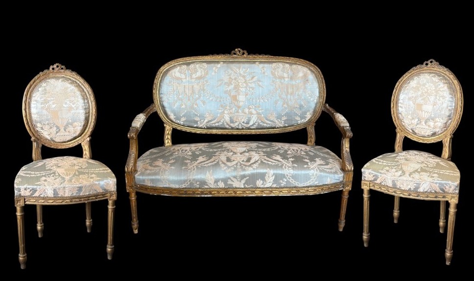 Louis XVI Style 3-piece Living Room