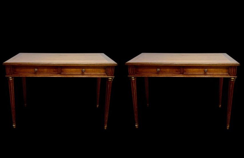 Pair Of Louis XVI-style Console Tables