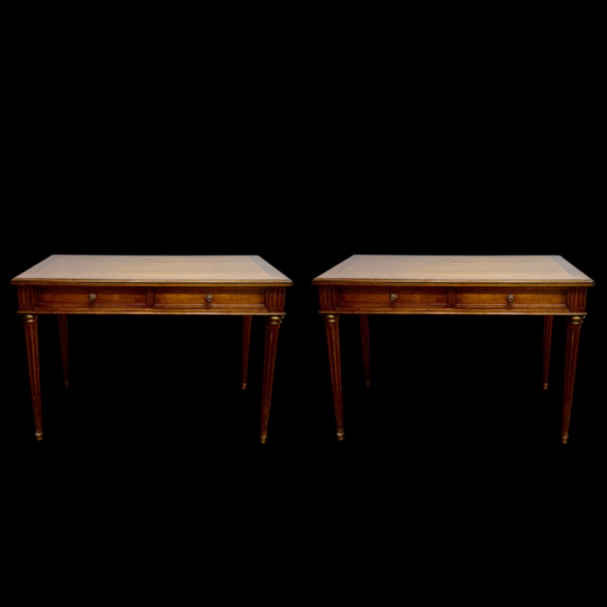 Paire de consoles de Style Louis XVI