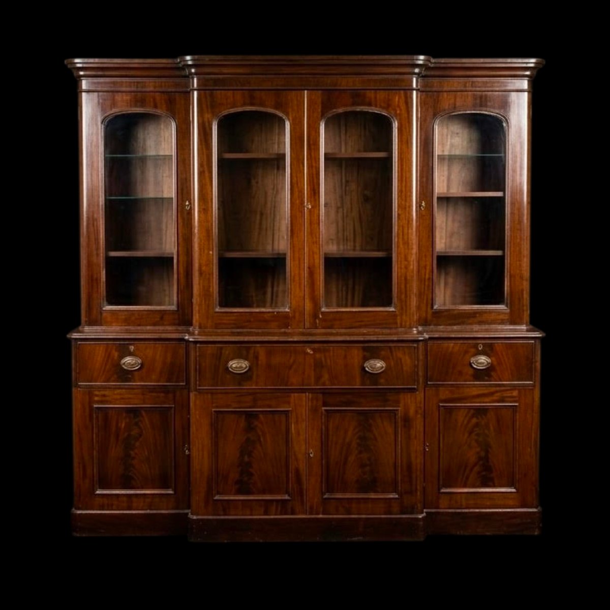 Bibliothèque / Vaisselier en Acajou d'époque Louis-Philippe